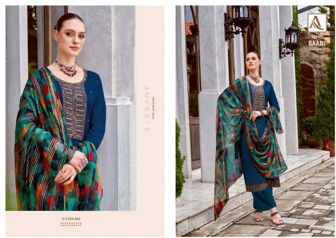 Baani 5 Alok Suit 001-008 Designer Salwar Suits Catalog
